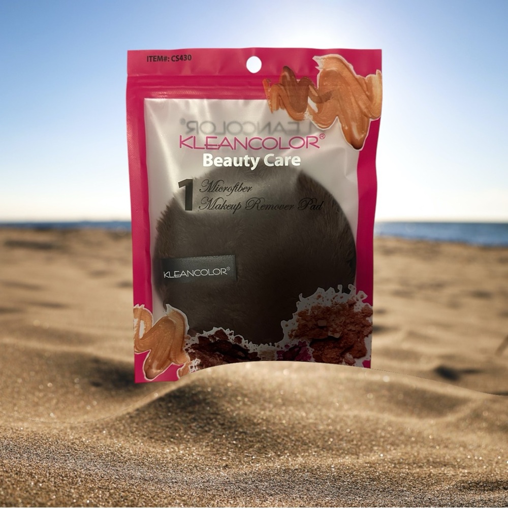 New 1 microfiber makeup remover pad. Color is brown